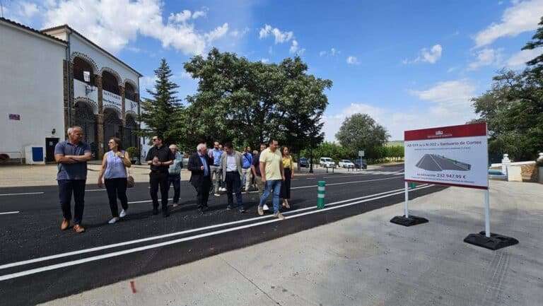 Concluyen las obras de renovación de la Diputación de Albacete en la AB-519 mejorando el acceso al Santuario de Cortes