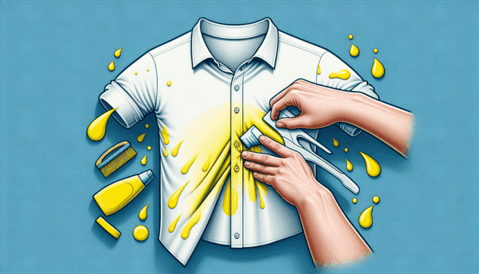 'Hago esta mezcla para eliminar las manchas amarillas de las axilas de la ropa blanca, es mano de santo'