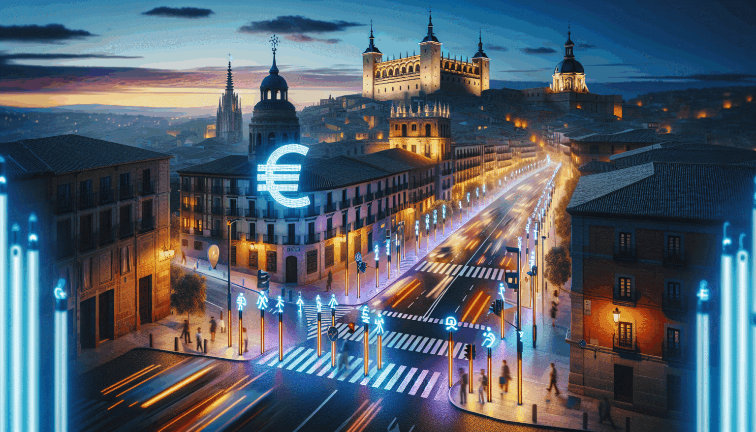 Consistorio toledano destinará casi 300.000 euros de fondos Next Generation a iluminar 60 pasos de peatones