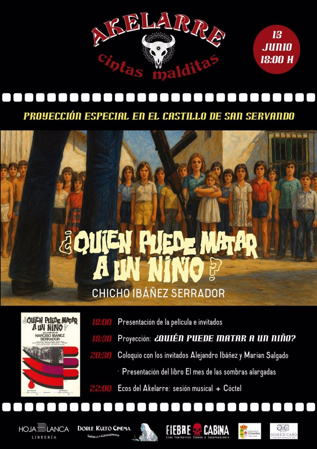 El segundo filme de 'Chicho' Ibáñez Serrador se proyectará en Toledo el día 13 con la presencia de su hijo