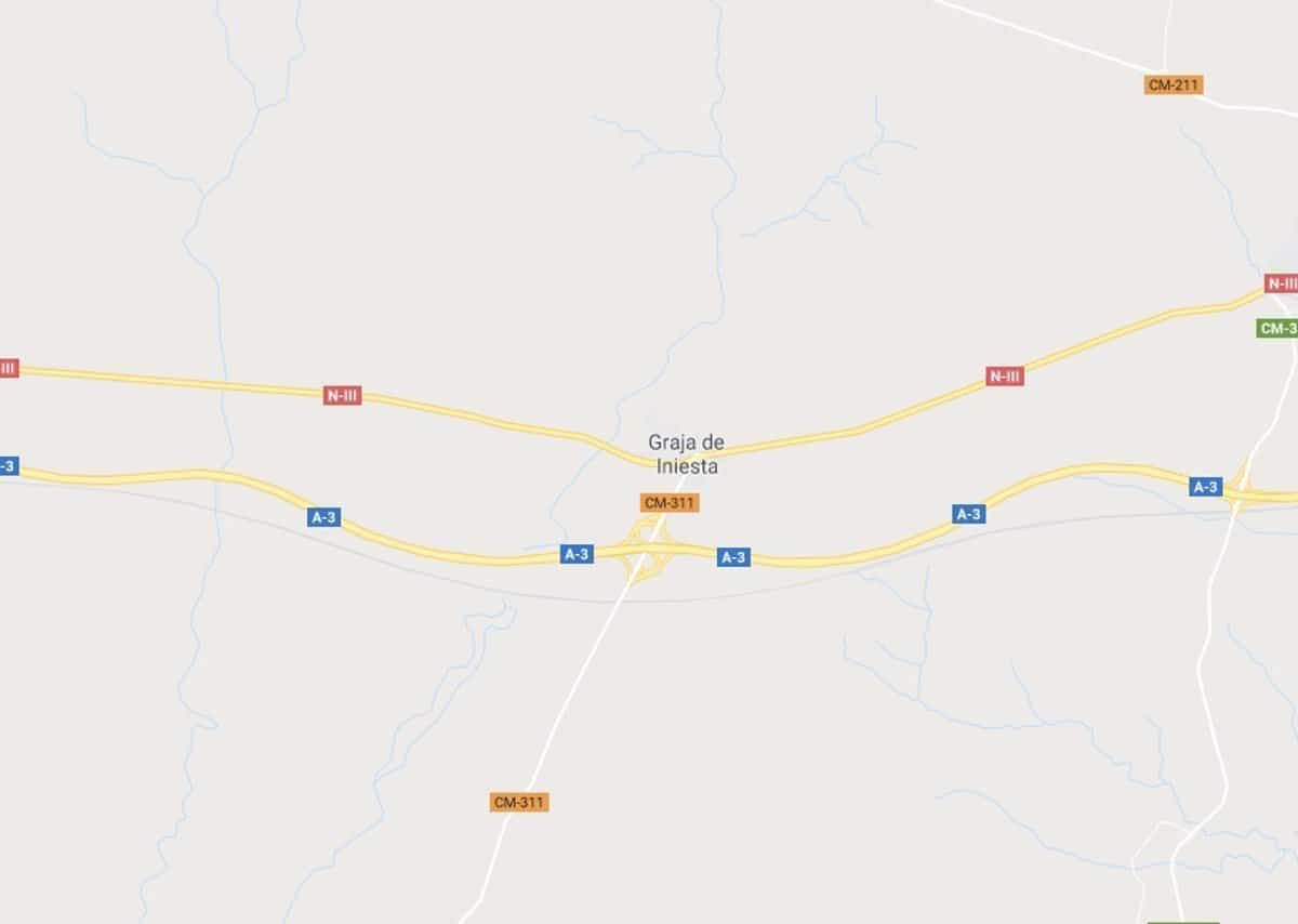 Fallece un operario de grúa en Graja de Iniesta tras ser arrollado cuando atendía a un vehículo averiado