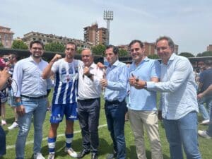 Gregorio felicita al CF Talavera tras certificar el ascenso a Primera Federación