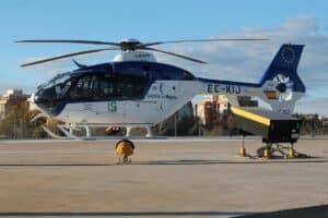 Herido grave un trabajador tras caerse de un andamio mientras pintaba en Moya (Cuenca)
