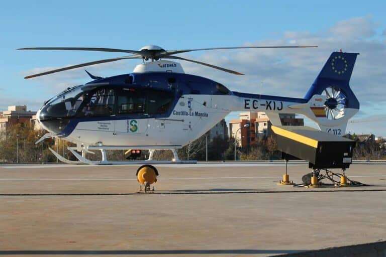 Herido grave un trabajador tras caerse de un andamio mientras pintaba en Moya (Cuenca)