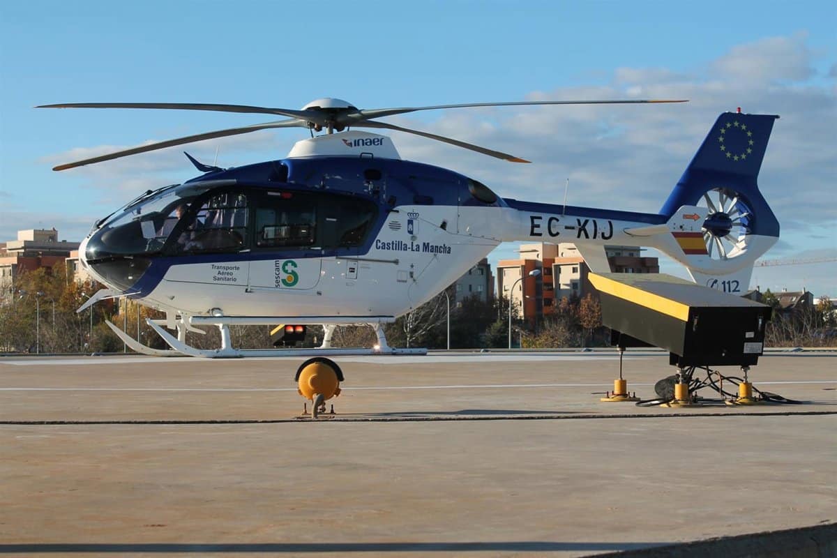 Herido grave un trabajador tras caerse de un andamio mientras pintaba en Moya (Cuenca)