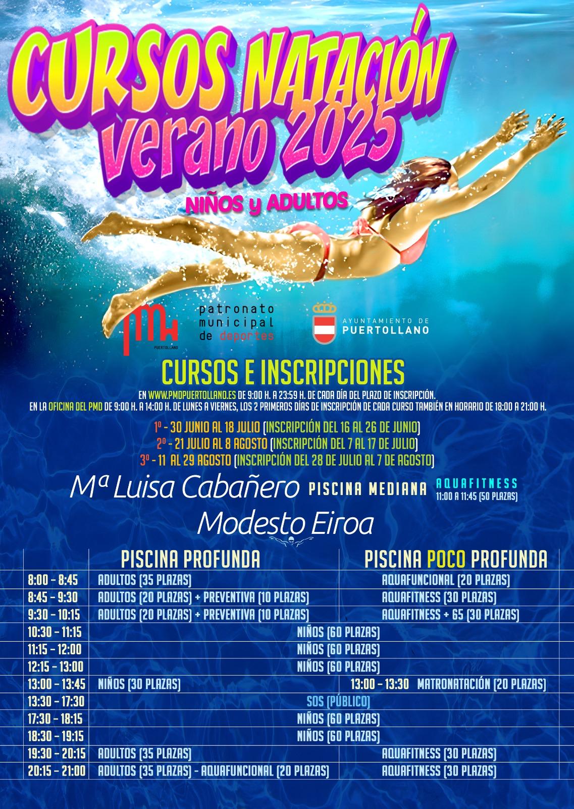 Inscripciones Abiertas para los Cursos de Verano de Natación y Tenis con el Patronato Municipal de Deportes 1 Inscripciones Abiertas para los Cursos de Verano de Natación y Tenis con el Patronato Municipal de Deportes 1