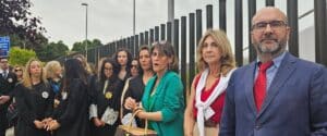 Jueces y fiscales de la región claman en la calle contra las medidas del Ministerio y no descartan ir a la huelga