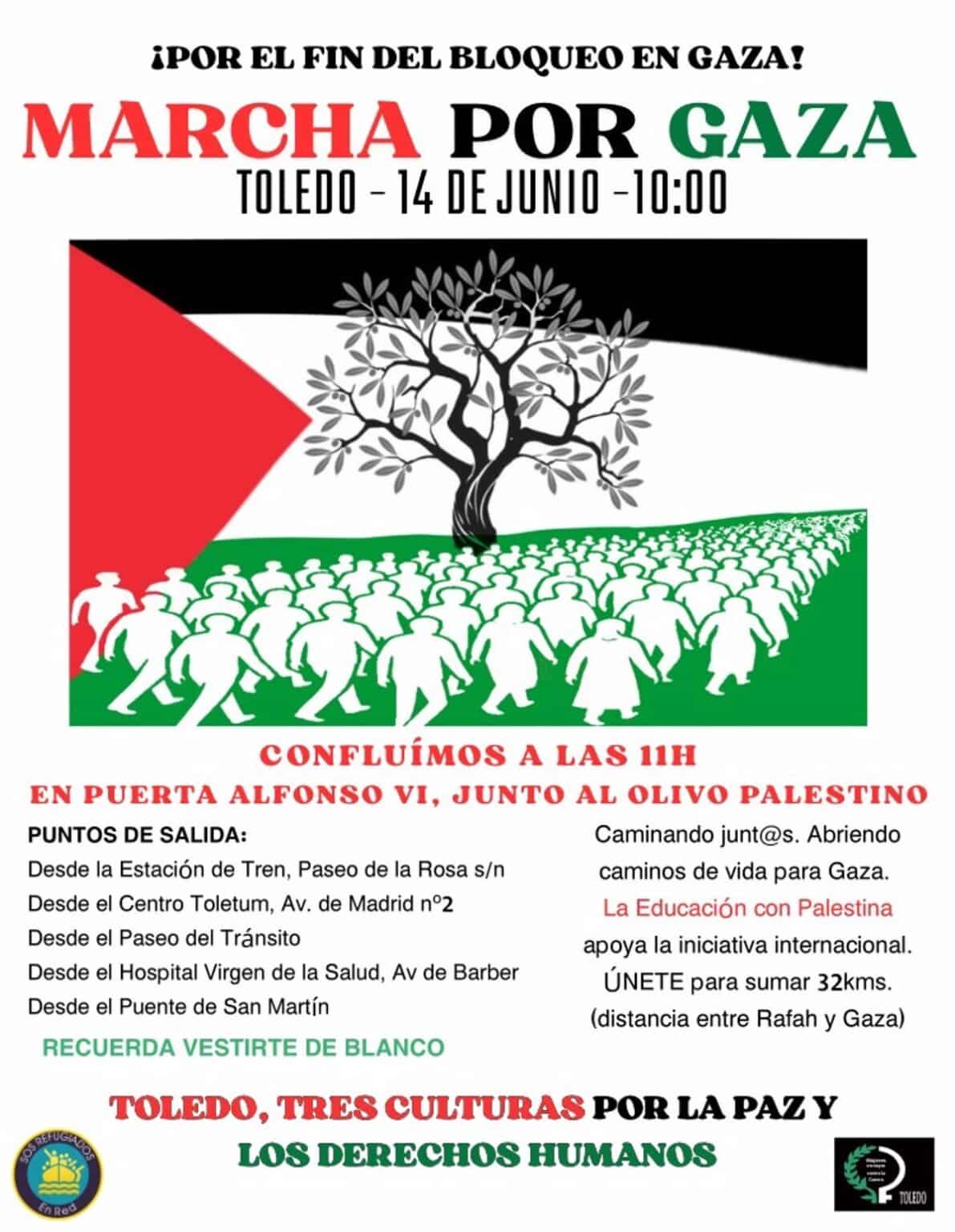 La Red Pacifista y Feminista 'Mujeres de negro' convoca una marcha en Toledo contra el genocidio en Gaza