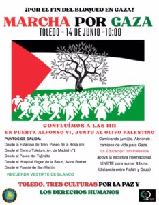La Red Pacifista y Feminista 'Mujeres de negro' convoca una marcha en Toledo contra el genocidio en Gaza