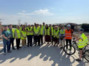 La pasarela ciclopeatonal que unirá Miguelturra y Ciudad Real estará operativa en septiembre
