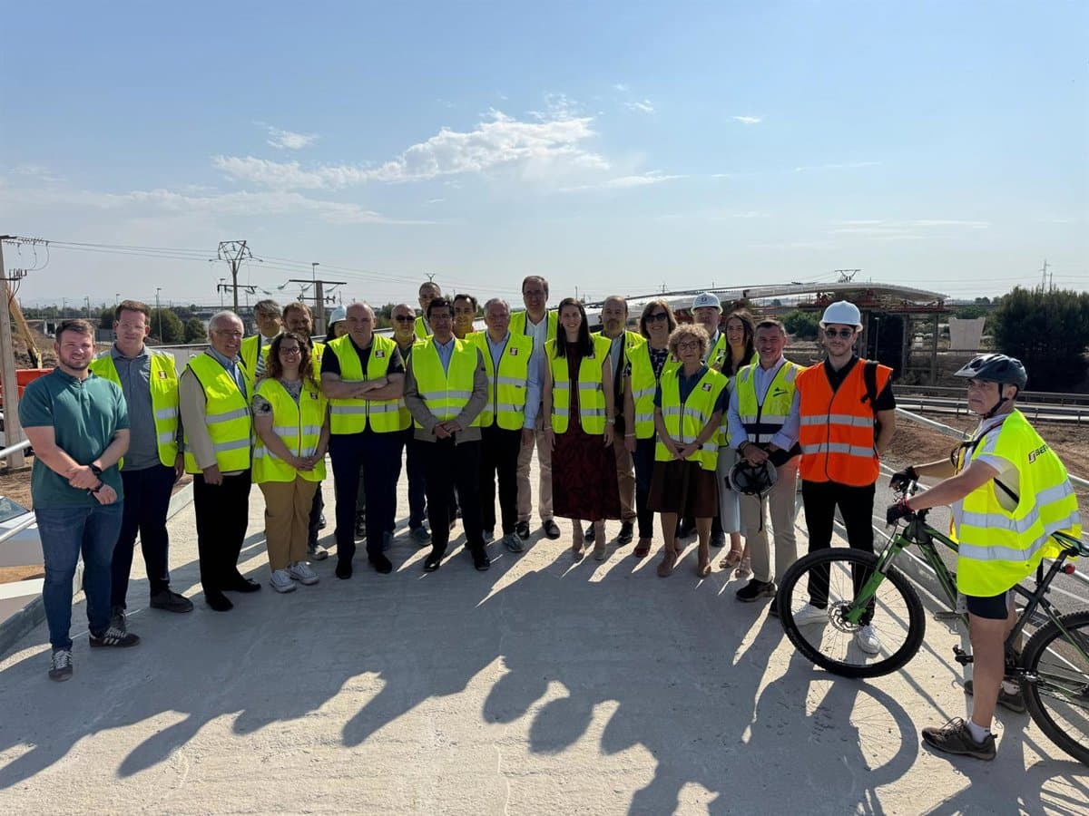 La pasarela ciclopeatonal que unirá Miguelturra y Ciudad Real estará operativa en septiembre