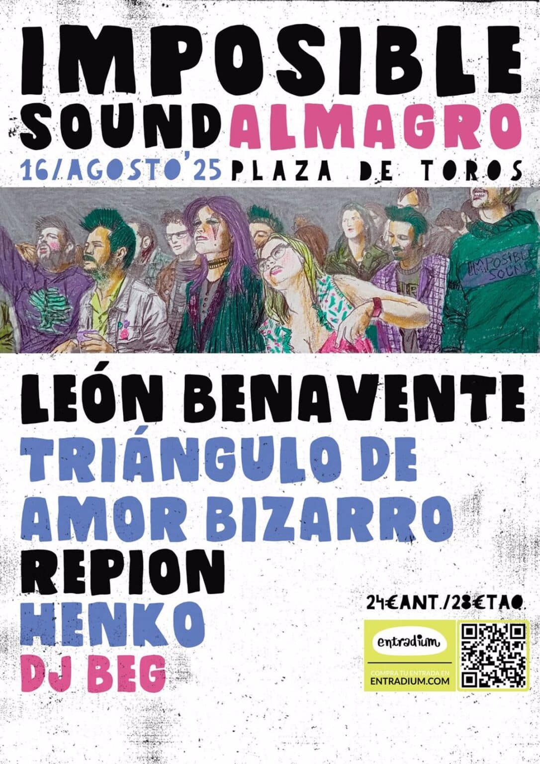 León Benavente o Triángulo de Amor Bizarro actuarán en el Imposible Sound de Almagro el 16 de agosto