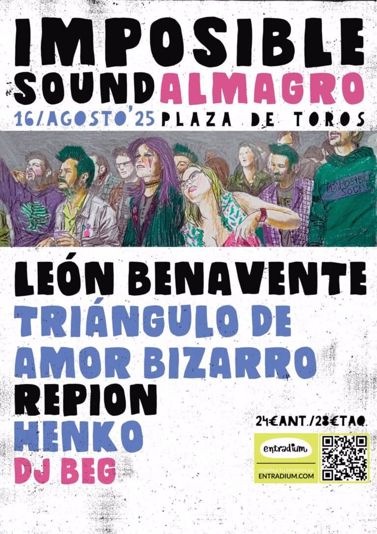 León Benavente o Triángulo de Amor Bizarro actuarán en el Imposible Sound de Almagro el 16 de agosto