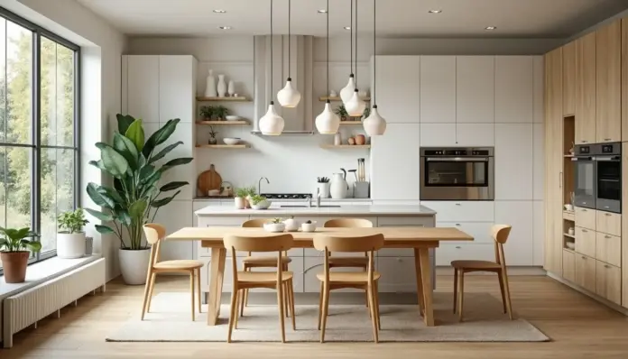 Muebles de cocina nórdica: diseño funcional y estilo minimalista esencial
