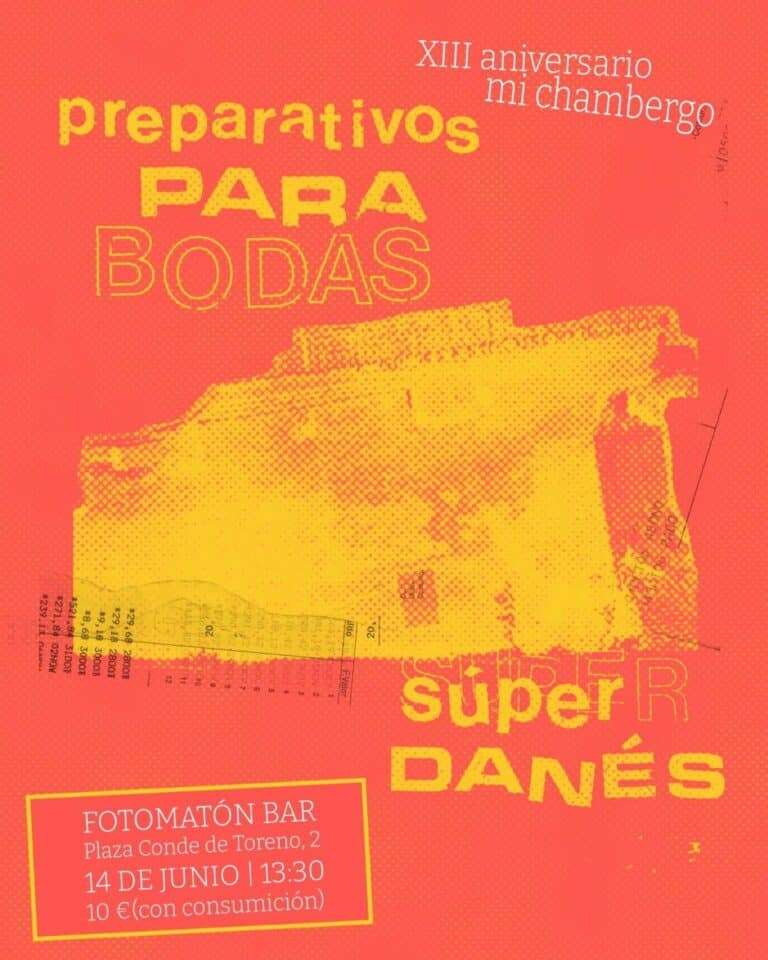 Preparativos para Bodas y Súper Danés participan el 14 de junio en el XIII Aniversario de 'Mi Chambergo de Entretiempo'