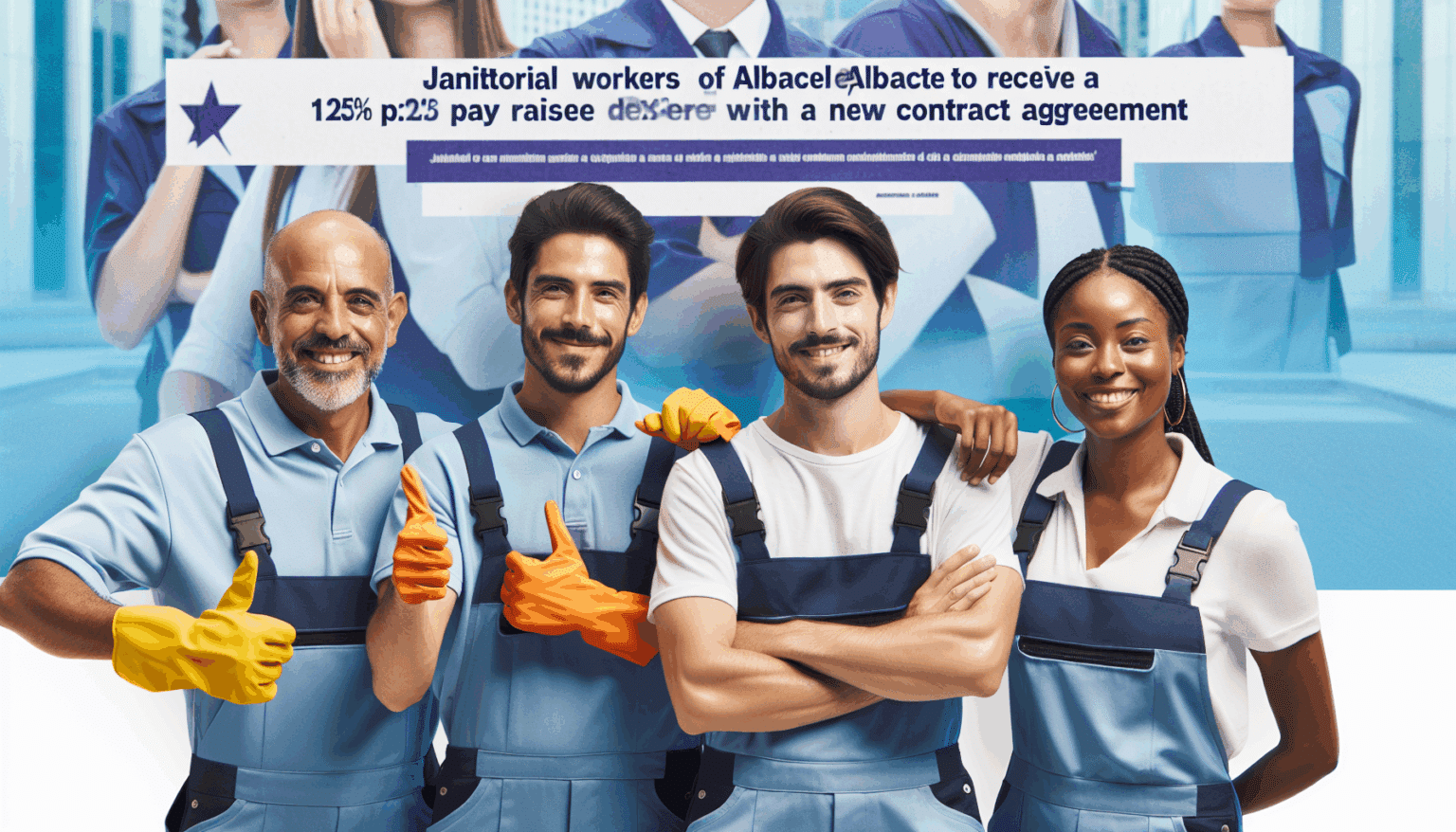 Trabajadores de la limpieza de Albacete tendrán una subida salarial del 12,5%, tras cerrarse un nuevo convenio