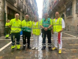 Atendido un hombre de Albacete con una contusión en la rodilla en la sexta jornada de los Sanfermines