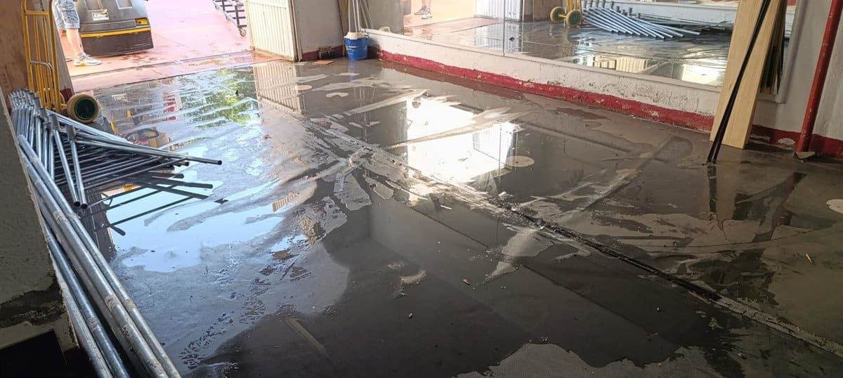 Cierran el polideportivo San José de Guadalajara para ser reformado tras los daños sufridos por una tormenta