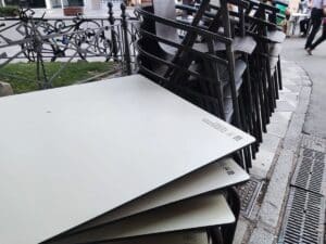 Cuenca en Marcha reclama que la nueva ordenanza de terrazas de hostelería garantice el tránsito peatonal