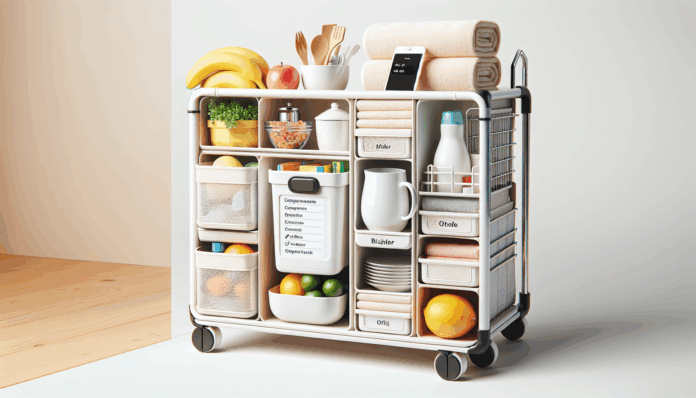 Lo nuevo de Aldi es este carrito organizador compacto que está llamado a mejorar el orden en tu cocina o en el baño