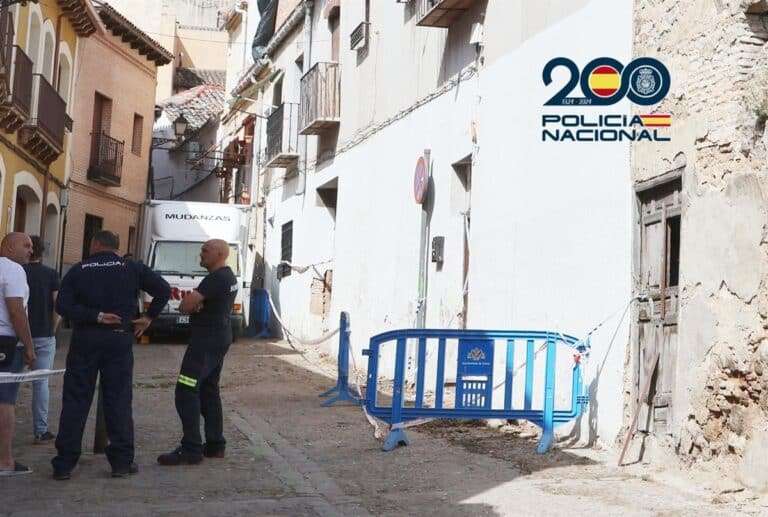 Detenido el autor del incendio provocado en junio en una casa ocupada del Casco Histórico de Toledo