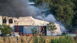 El Gobierno regional desactiva el Platecam tras la favorable evolución del incendio de Azuqueca de Henares