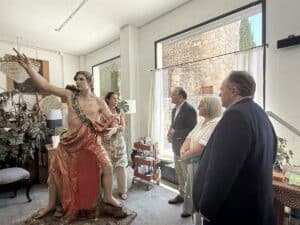 Gregorio alaba la "brillante" restauración del paso de Semana Santa 'Oración en el Huerto'