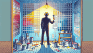 'Elegir el color de pintura perfecto puede ser un desafío, por eso pinto muestras en la pared para visualizar el resultado'