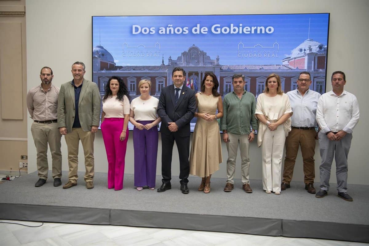 La Diputación de Ciudad Real presume de inversión récord en ayuntamientos y empleo tras dos años de alianza PP-Vox