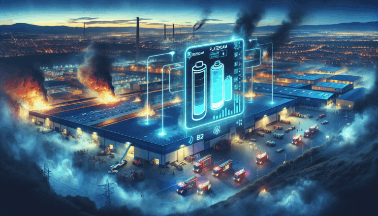 ACT.- Madrid activa el Platercam por el incendio en la empresa de pilas y baterías de Azuqueca (Guadalajara)