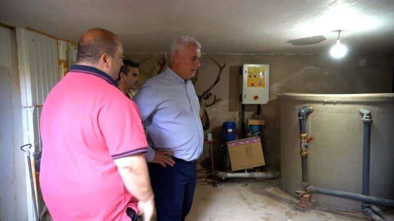 Molina de Aragón mejora su suministro de agua y las zonas verdes del parque de la Alameda con ayuda de la Diputación