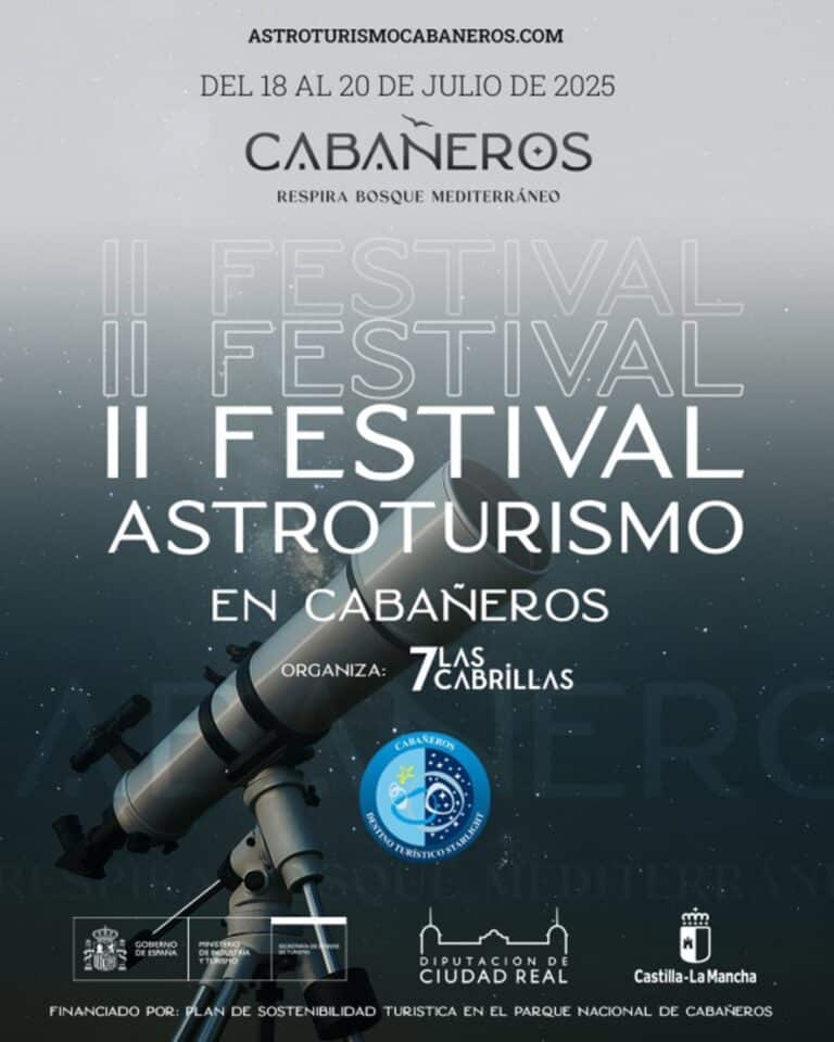 Observaciones solares y astronómicas, veladas y actividades para celebrar el II Festival de Astroturismo de Cabañeros