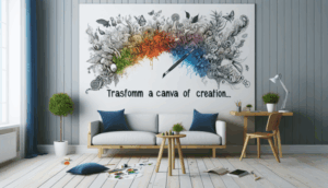 "Me encanta tener una pared vacía y convertirla en mi lienzo en blanco para empezar a crear formas"