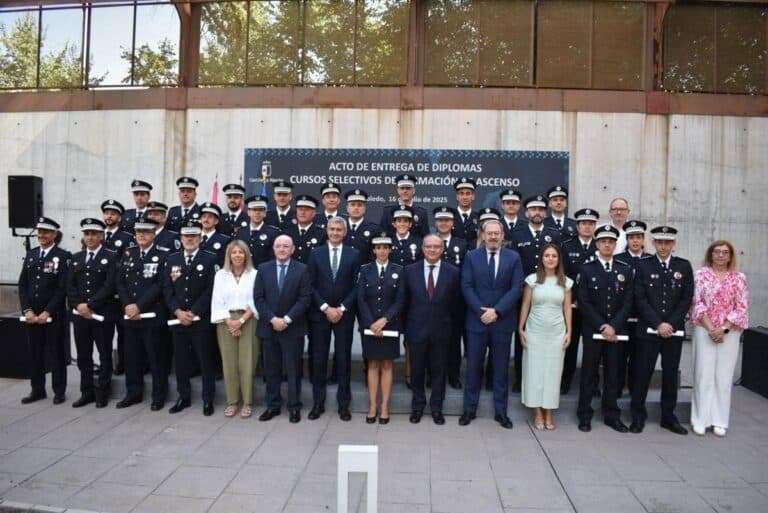 Un total de 28 nuevos mandos de policía local en C-LM se diploman tras superar con éxito el curso selectivo de formación