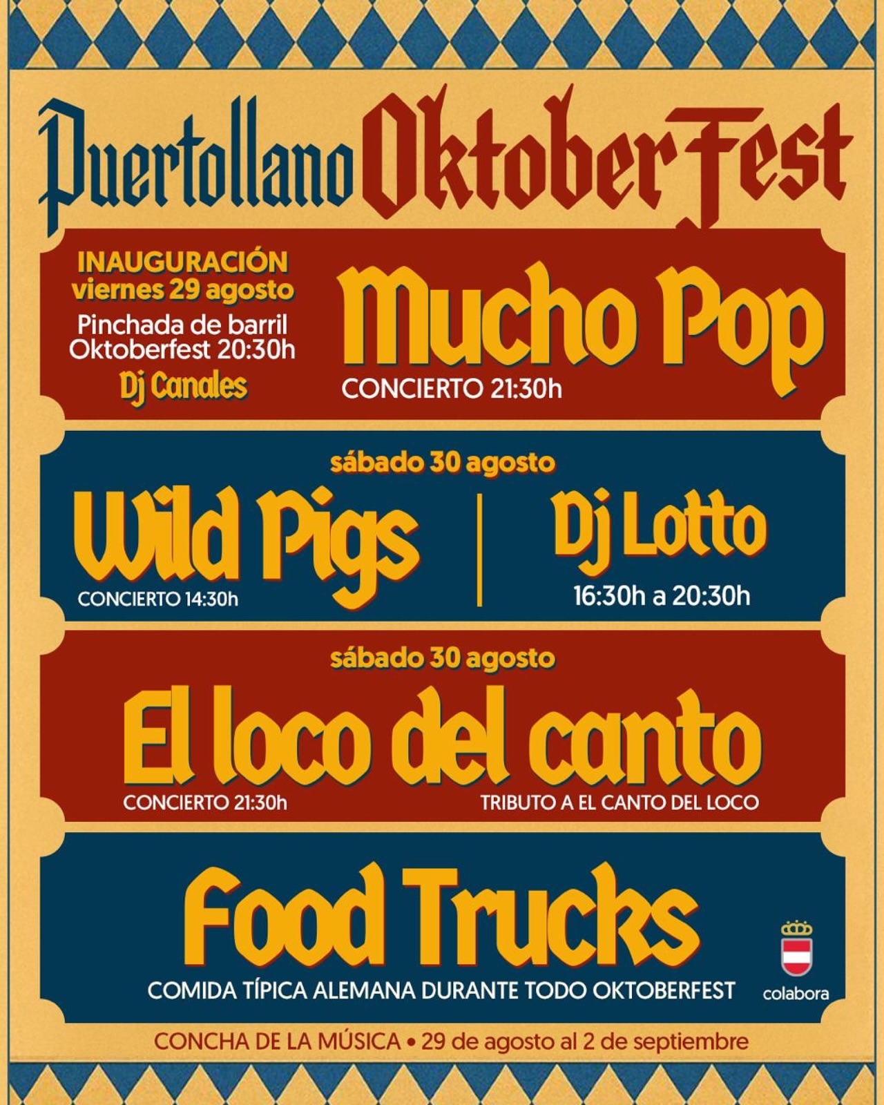Inauguración de la Feria Cervecera: Destape del Primer Barril, Música en Vivo con 'Mucho Pop' y Gastronomía Alemana 2 Inauguración de la Feria Cervecera: Destape del Primer Barril, Música en Vivo con 'Mucho Pop' y Gastronomía Alemana 2
