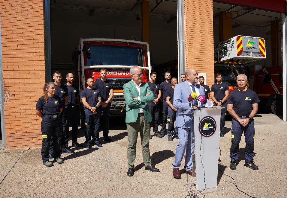 Incorporación de Ocho Nuevos Bomberos al Parque de Puertollano el 1 de Septiembre