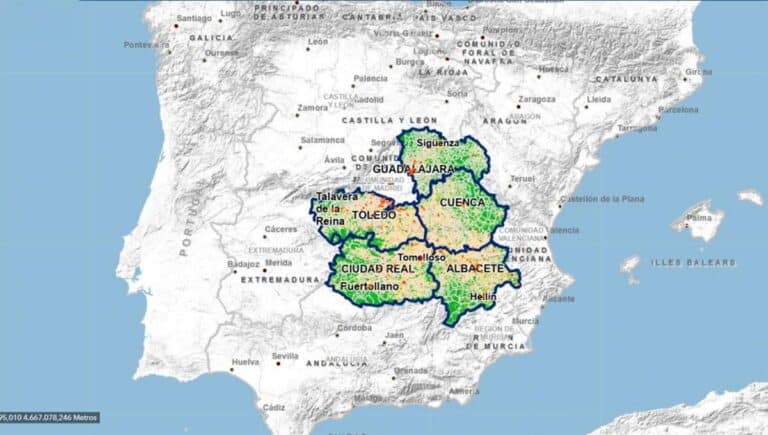 C-LM colaborará con el Centro Nacional de Información Geográfica en la mejora de las líneas límite municipales