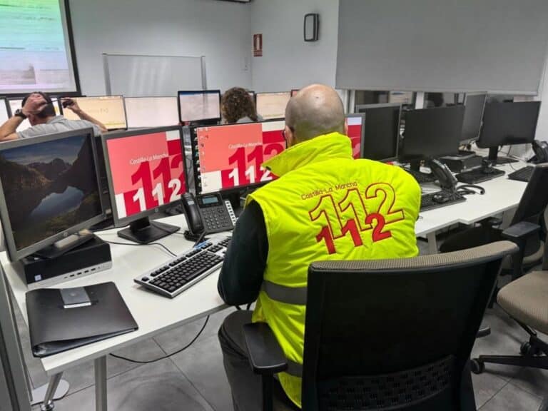 Cortada la CM-4107 a su paso por Daimiel por un incendio de rastrojo próximo a la carretera