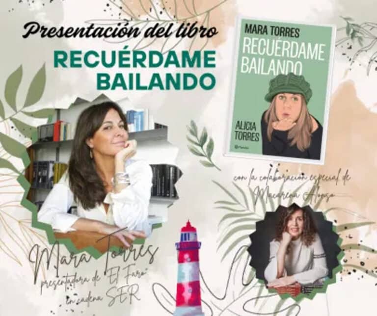Mara Torres presenta el 19 de septiembre en la Biblioteca de C-LM su último libro 'Recuérdame bailando'