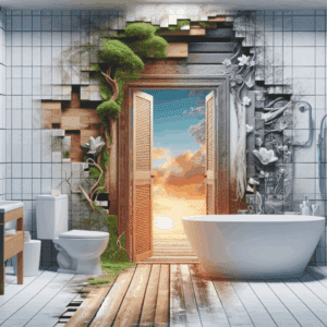 Era un cuarto de baño viejuno y deprimente, pero esta reforma sin obras ha conseguido transformarlo por completo