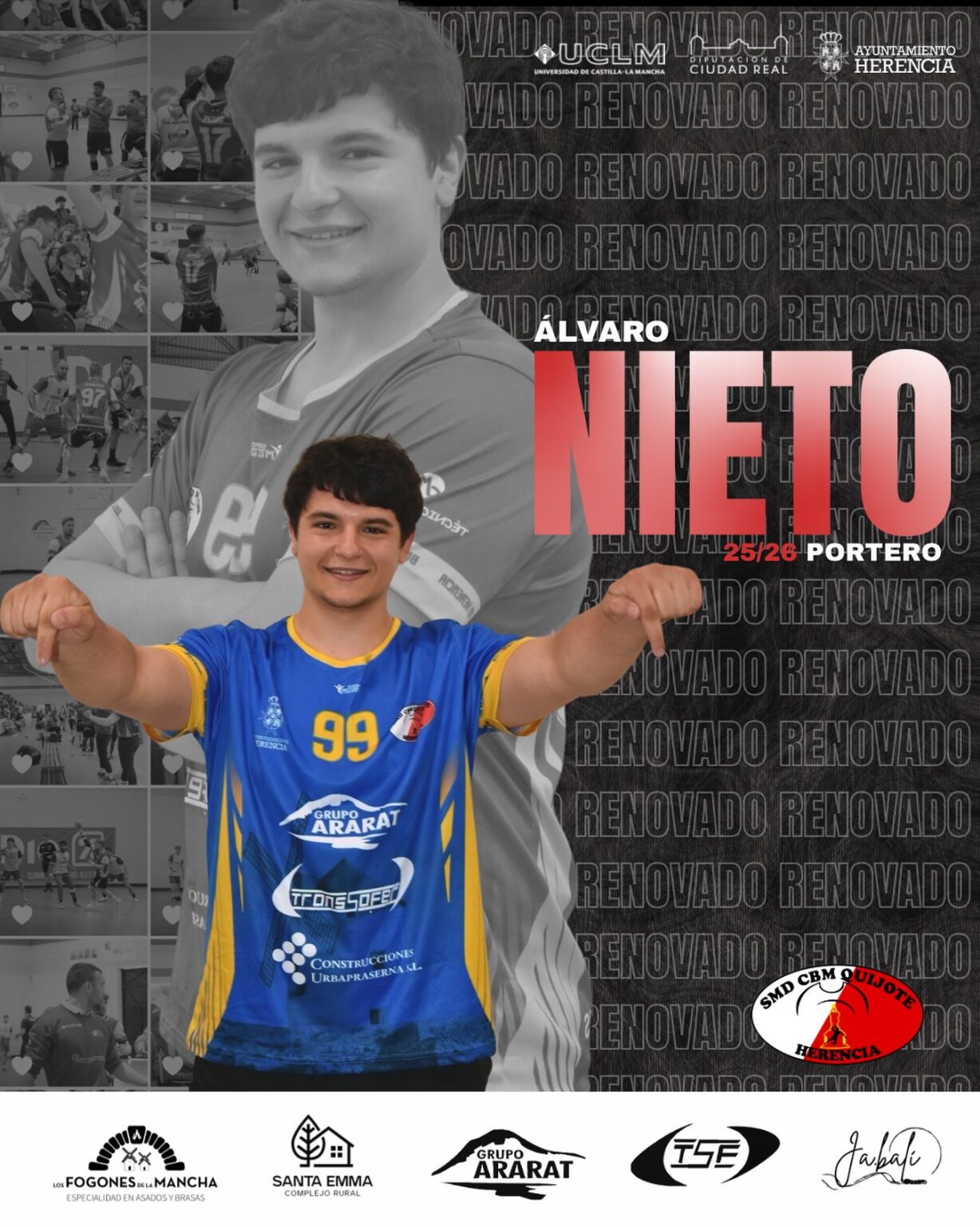 Balonmano Herencia renueva su columna vertebral y refuerza su plantilla para aspirar a todo en Primera Nacional 7