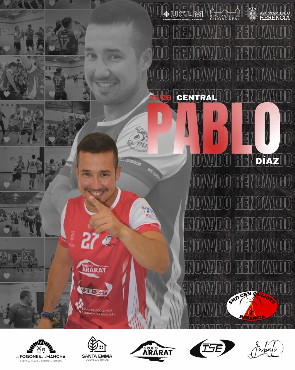 Balonmano Herencia renueva su columna vertebral y refuerza su plantilla para aspirar a todo en Primera Nacional 8