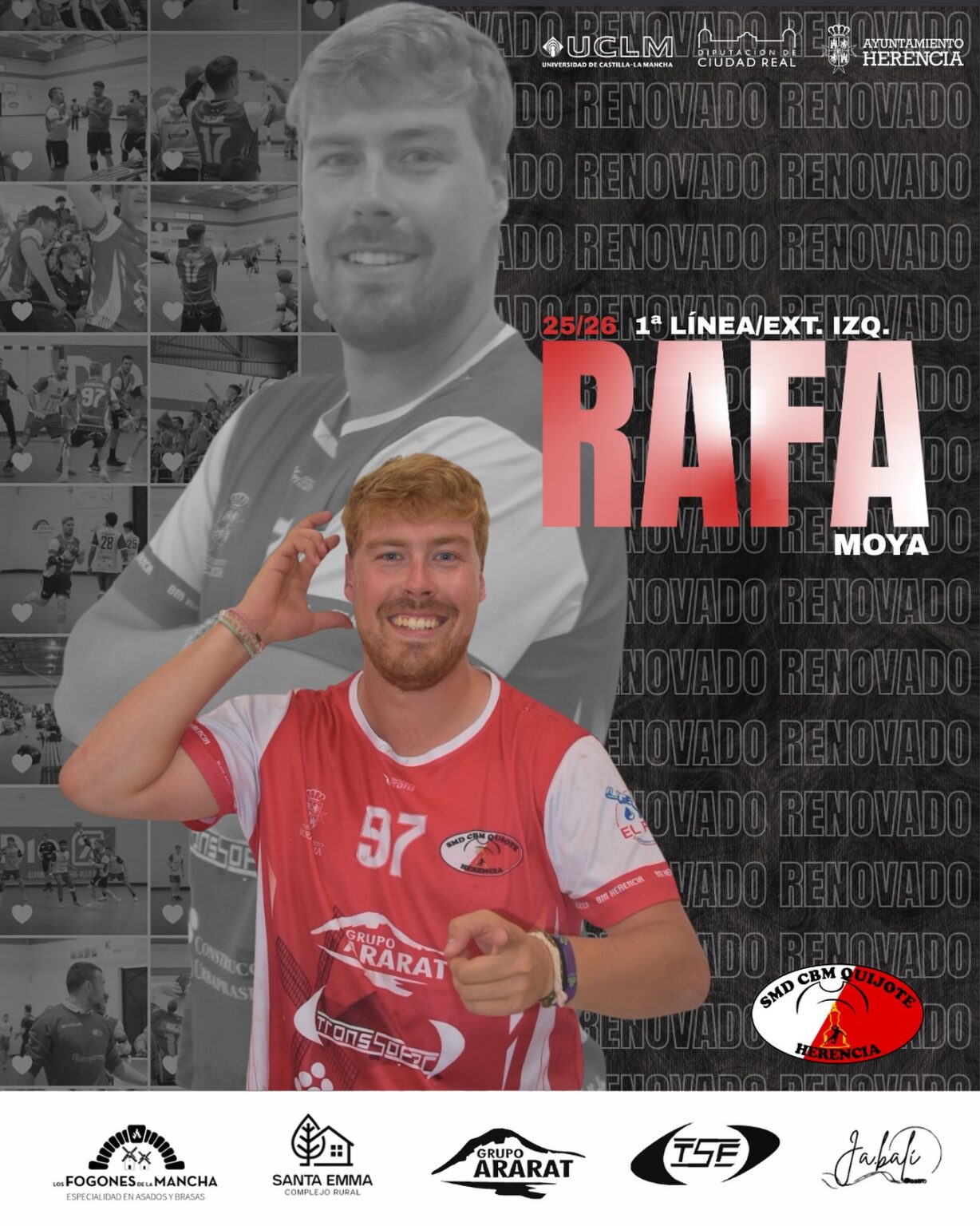 Balonmano Herencia renueva su columna vertebral y refuerza su plantilla para aspirar a todo en Primera Nacional 13
