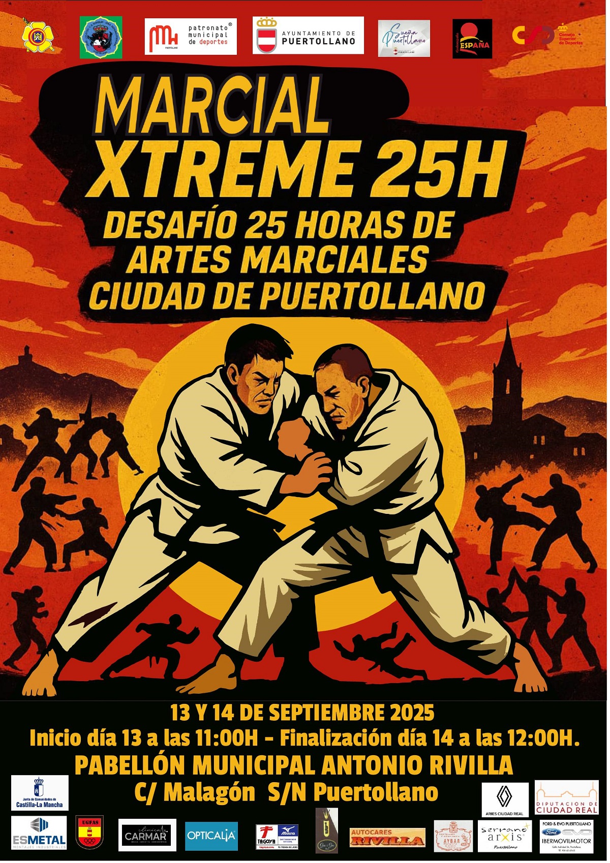 Marcial Xtreme en Puertollano: Desafío de 25 Horas para Establecer un Nuevo Récord Guinness en Artes Marciales 1