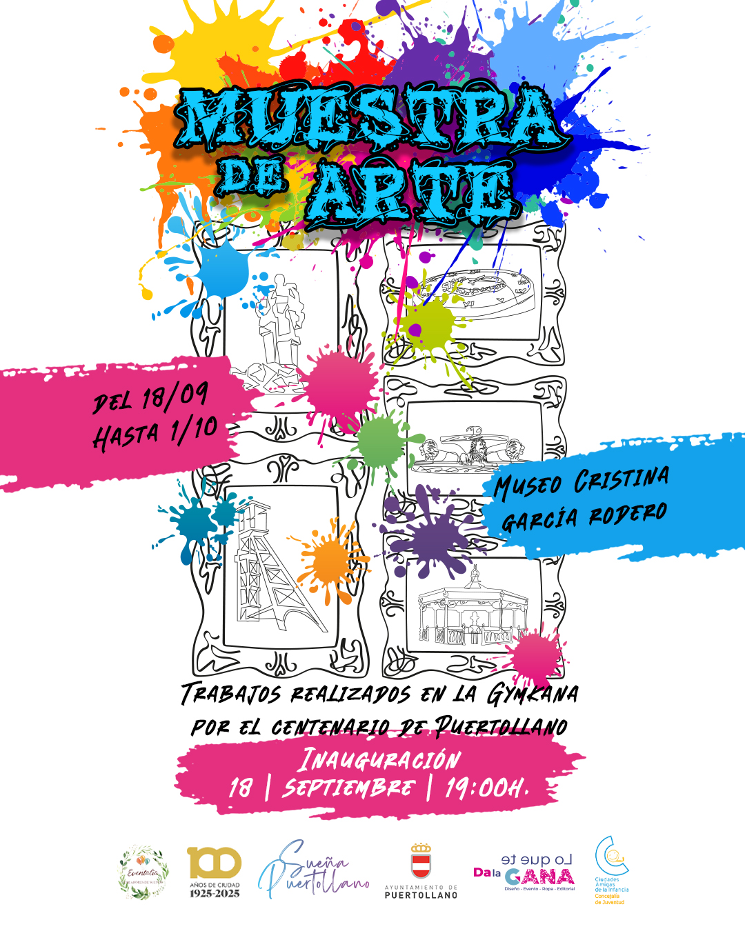 Exposición conmemorativa: Un siglo de historia a través de los dibujos infantiles de la gymkana ciudadana 1