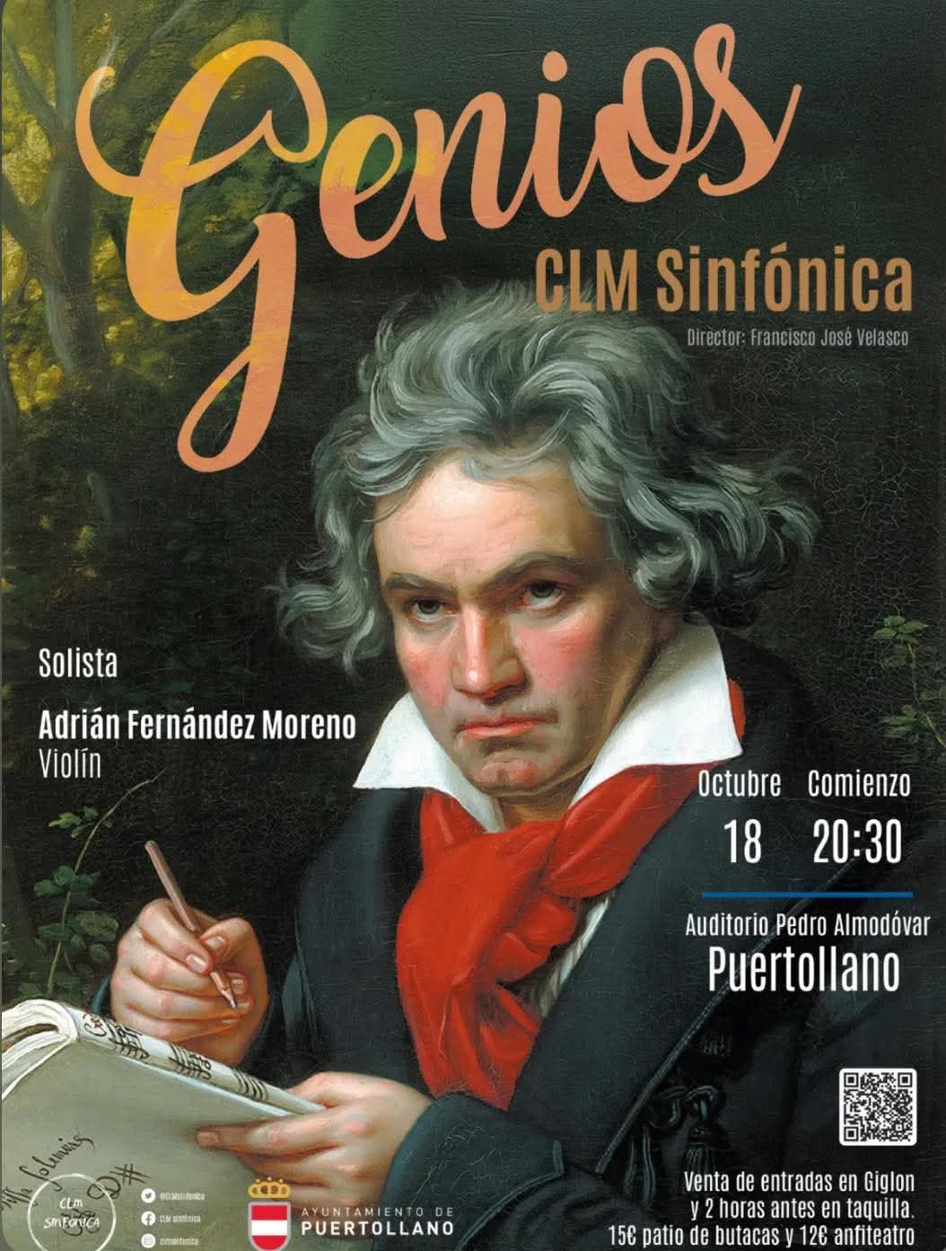 La Orquesta CLM Sinfónica Celebra la Genialidad de Beethoven y Adrián Fernández en un Concierto Histórico 2