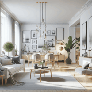 Apartamento nórdico en Estocolmo: Inspiración de interiores con estilo atemporal
