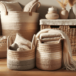 parecen de Zara Home y son perfectas para guardar mantitas