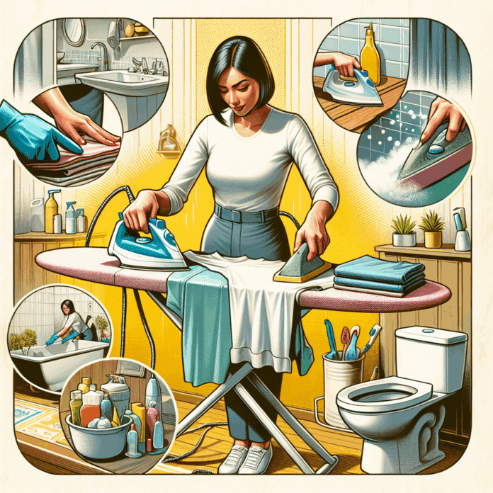 sirve para planchar la ropa y limpiar la cal del baño, según una experta
