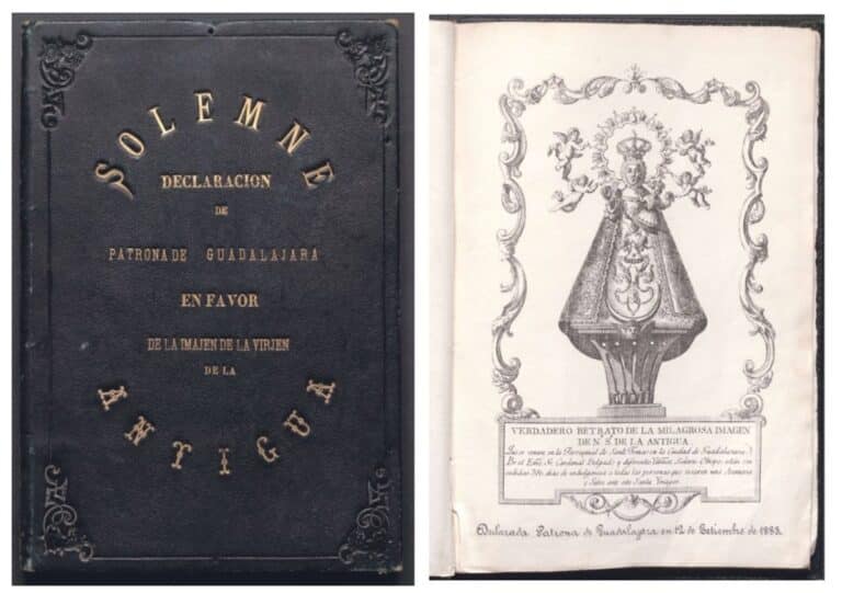 El Archivo Municipal rescata la declaración de la Virgen de la Antigua como patrona de Guadalajara en 1883
